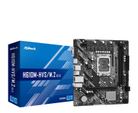 ASROCK Płyta główna H610M-HVS/M.2 R2.0 s1700 2DDR4 D-Sub/HDMI mATX - 1244245 - zdjęcie 1